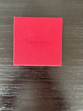 Valentino Garavani Vibrant Red Square Jewelry Box